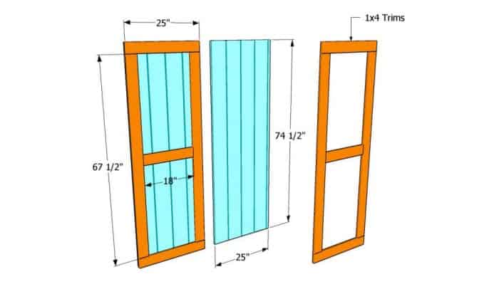 31 ideas geniales y planes gratuitos sobre cómo construir una puerta de cobertizo
