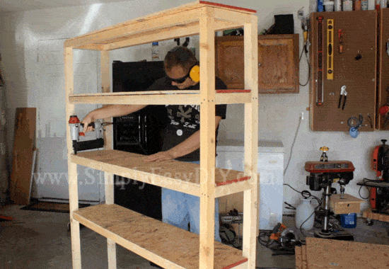 19 ideas y planes sobre cómo construir estantes de almacenamiento de cobertizos