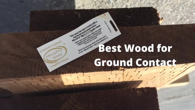 ¿Cuál es la mejor madera tratada a presión para el contacto con el suelo?