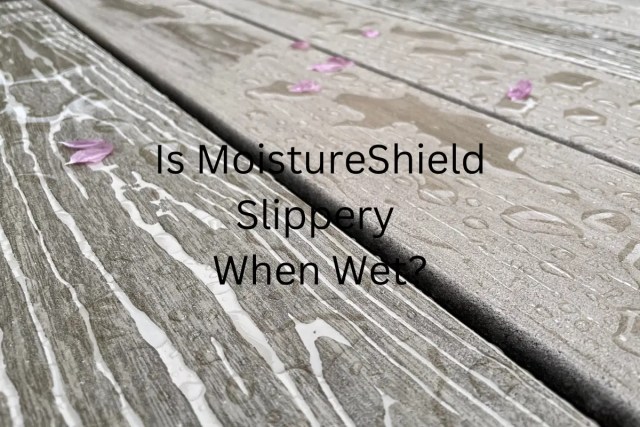 ¿Las cubiertas MoistureShield son resbaladizas cuando están mojadas?