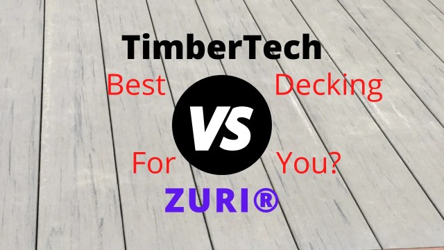 TimberTech vs Zuri, ¿la mejor plataforma compuesta para usted?