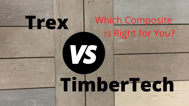 Trex frente a TimberTech, ¿qué plataforma compuesta es para usted?